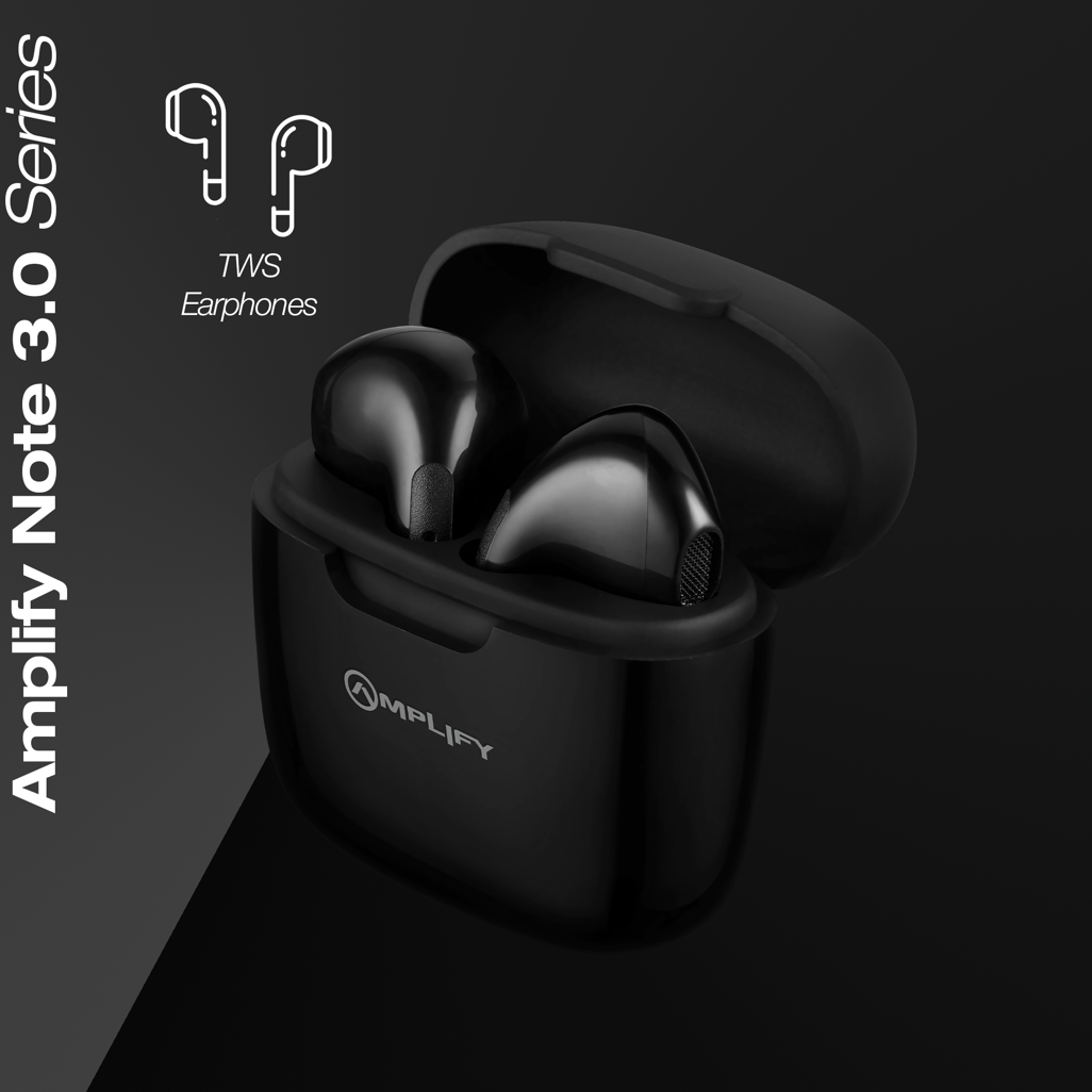 Amplify Note 3.0 Series TWS Earphones - Black