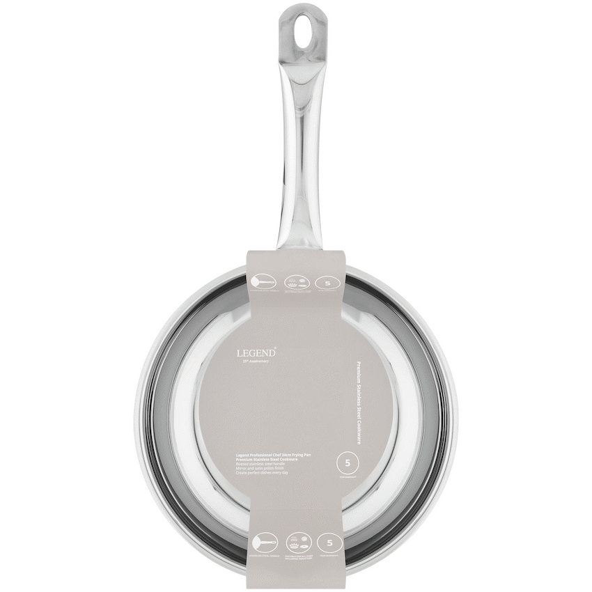 Legend Prof Chef 24cm Stainless Steel Frying Pan - image 6