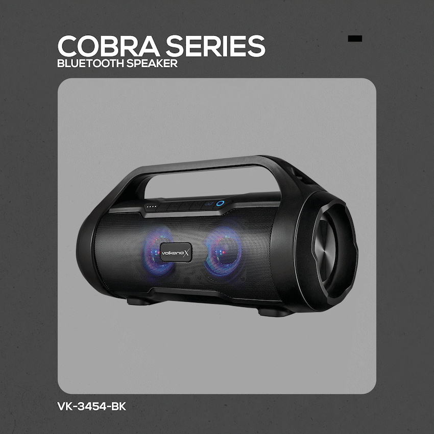 VolkanoX Cobra Series Bluetooth Speaker - Black - image 6