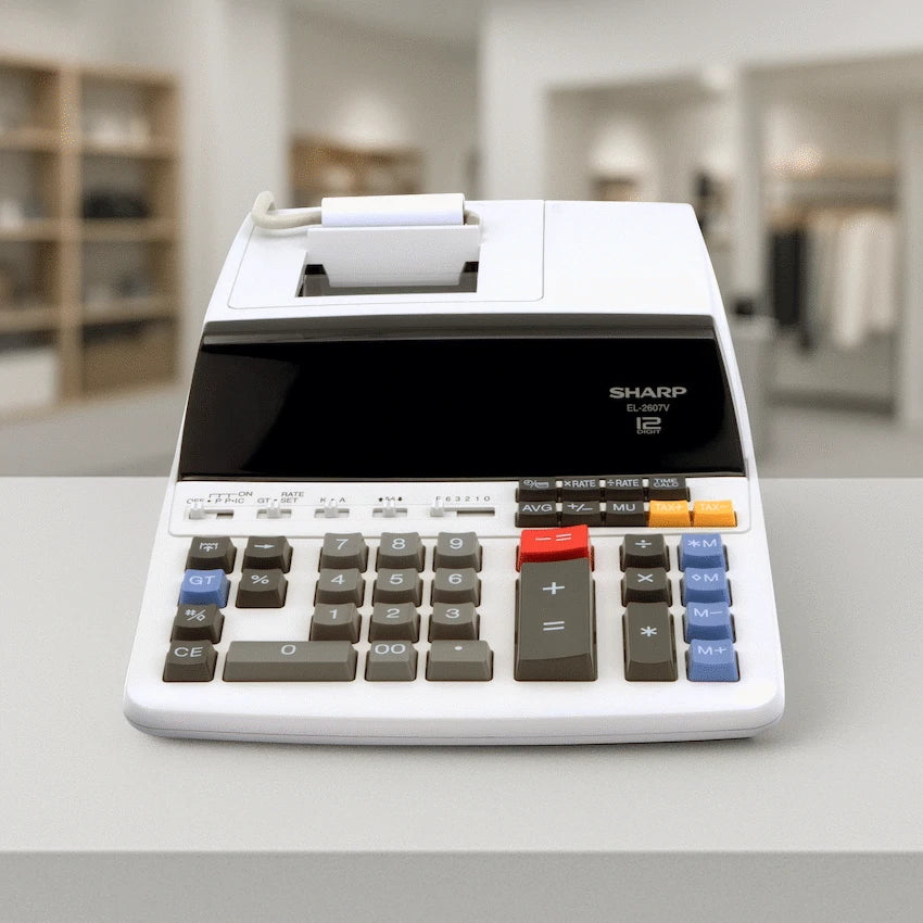 Sharp EL-2607V Premium Fast Printer Calculator AC Powered - image 6