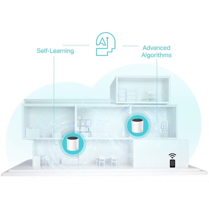TP-Link Deco X55 (2-Pack) AX3000 Whole Home Mesh Wi-Fi 6 System - image 6
