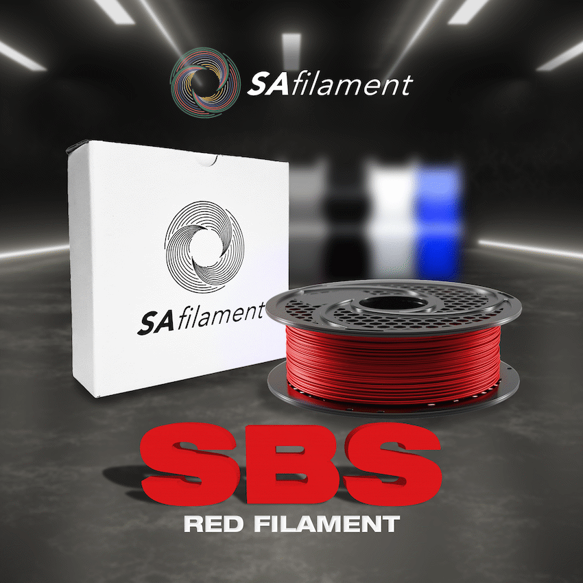 SA Filament SBS Filament - Red 1kg - image 6