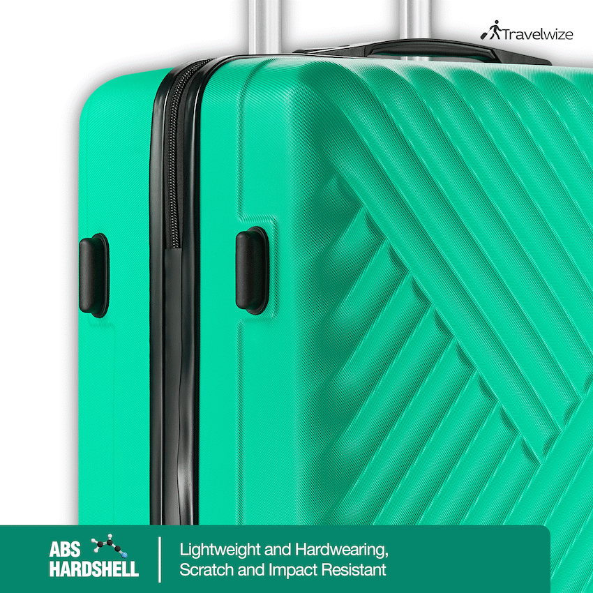 Travelwize Astra ABS 77cm 4-Wheel Spinner Luggage - Jade - image 6