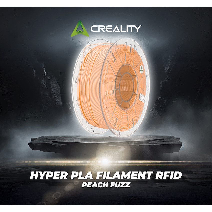 Creality Hyper PLA Filament RFID Peach Fuzz - image 6