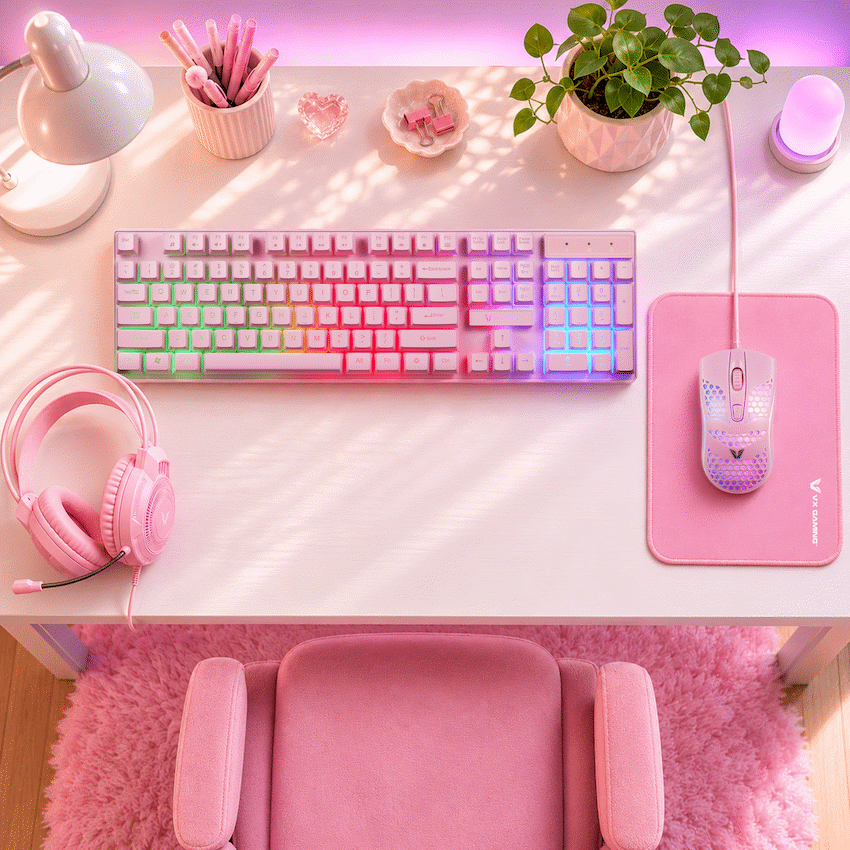 VX Gaming Freya Pink 4 -in-1 Rainbow Combo - image 6