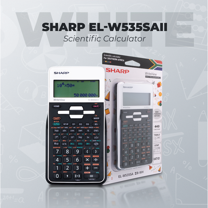 Sharp EL-W535SAII-White Scientific Calculator - image 6