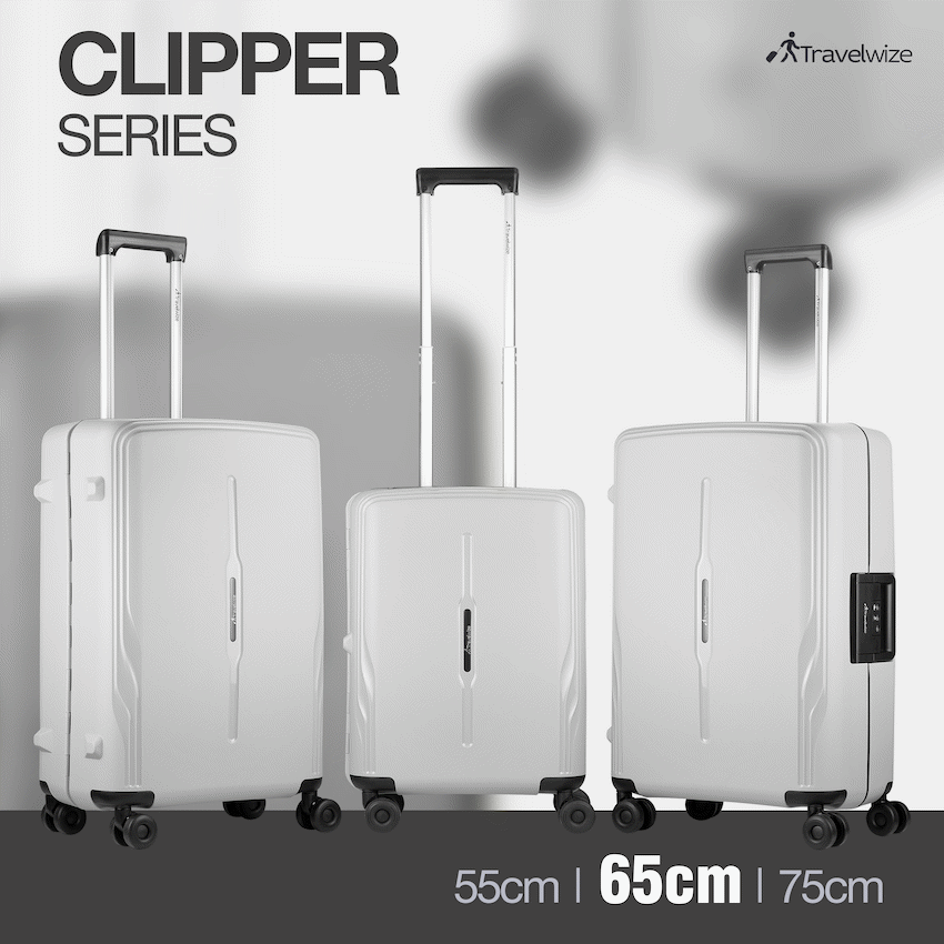 Travelwize Clipper PP 65cm 4-Wheel Spinner Luggage Nardo Grey - image 6
