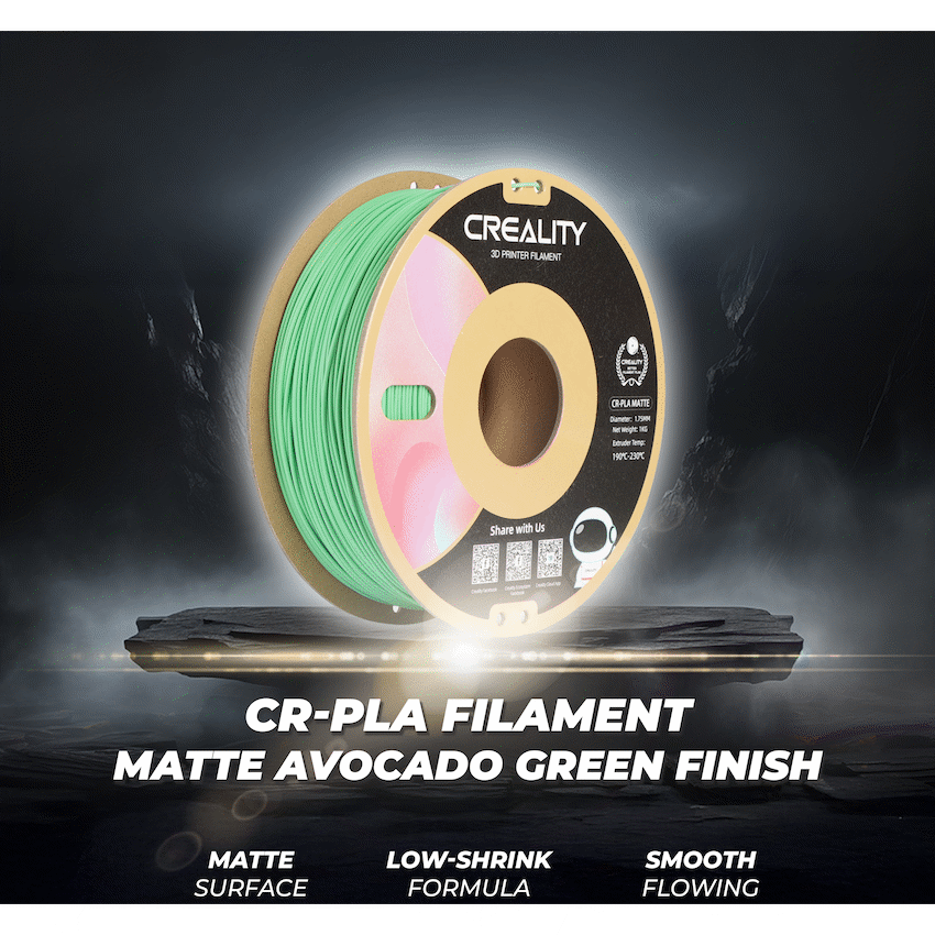 Creality CR-PLA Filament, Matte Avocado Green, 1Kg - image 6
