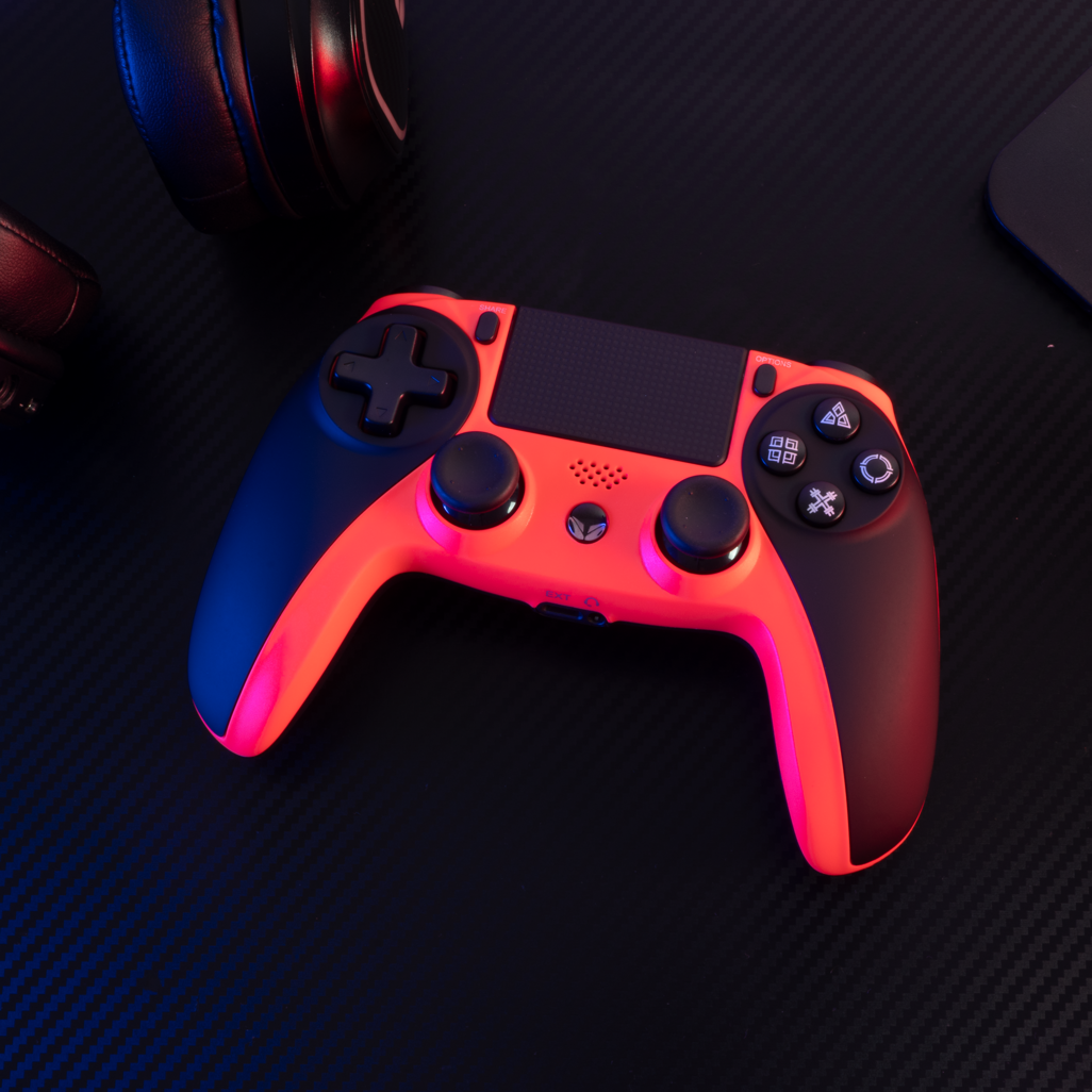 VX Gaming Precision Series PlayStation 4 Wireless Controller - Black and Red