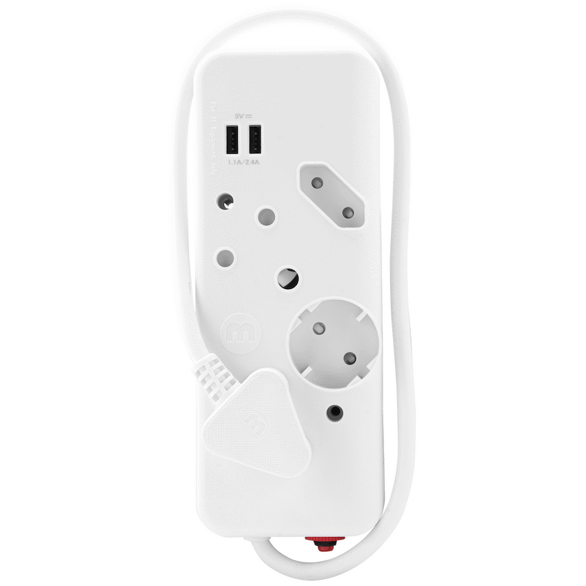 Ellies 4-Way Multiplug - 2 x USB 2.4a - 0.4m - image 6