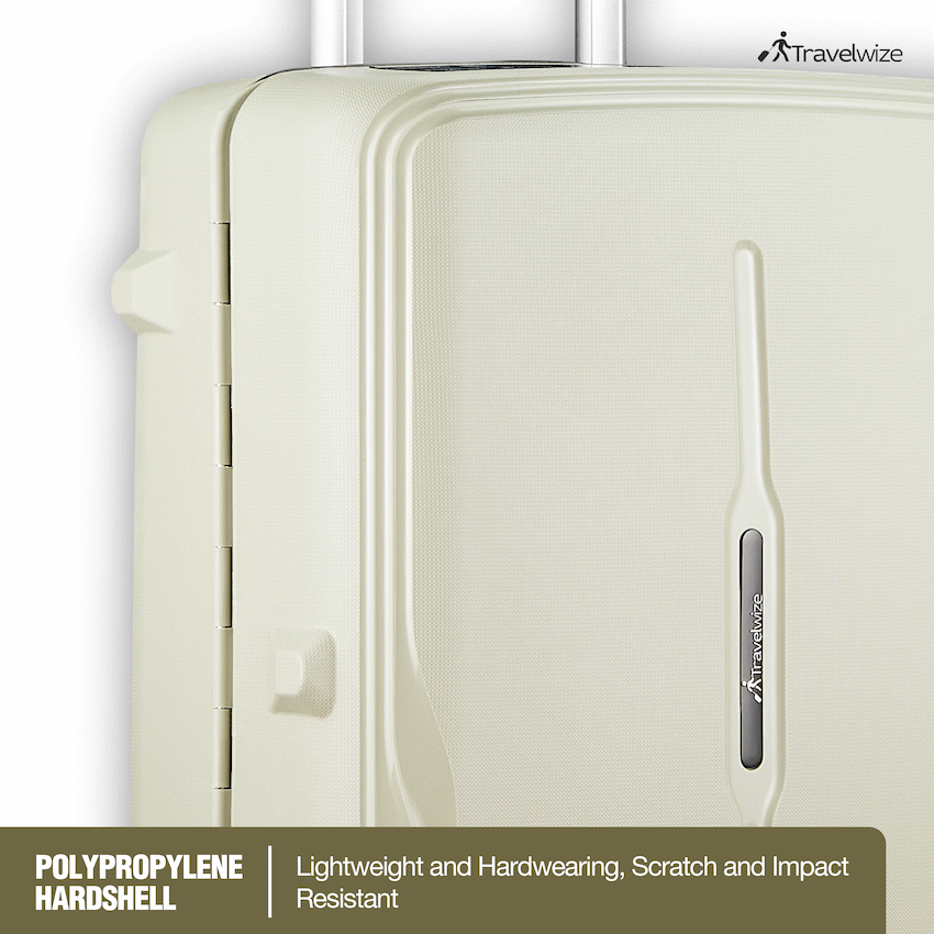 Travelwize Clipper PP 55cm 4-Wheel Spinner Luggage Beige - image 6