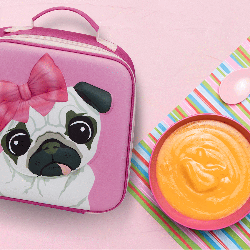 Quest Pug 3D EVA Lunch Bag - Pink - image 6