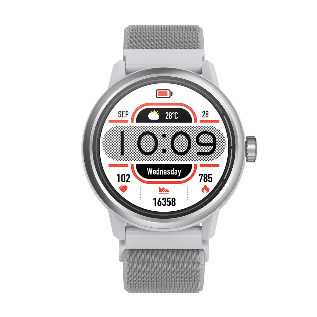 Volkano Tide Series Waterproof Smart Watch - Silver