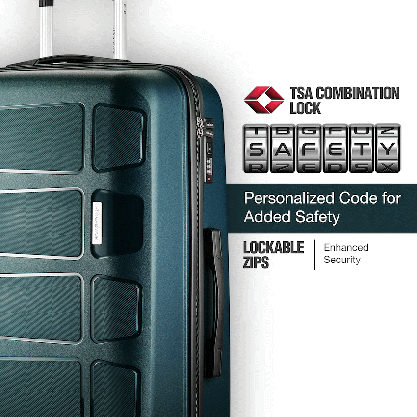 Travelwize Tourer PP 75cm 4-wheel Spinner Luggage Petrol - image 6