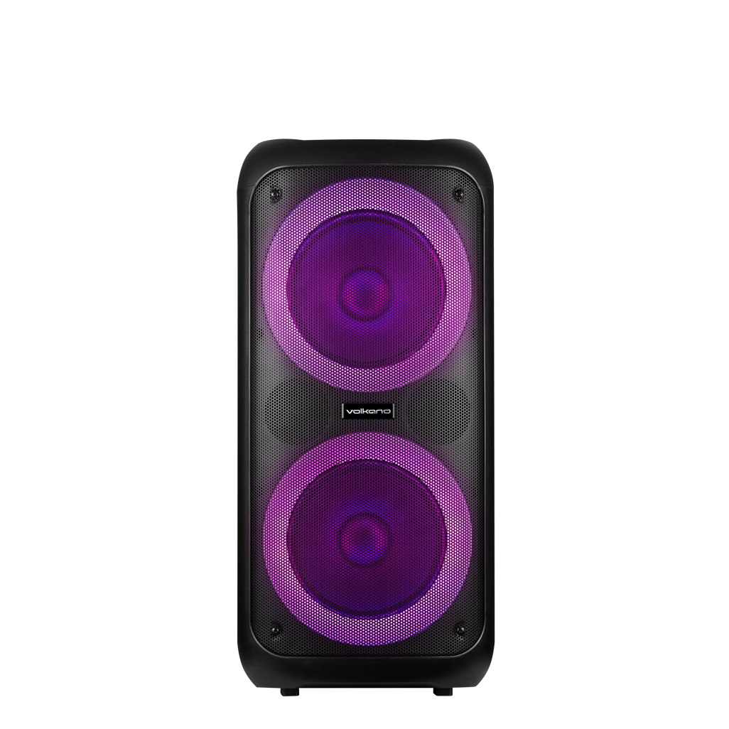 Volkano Summit Series Dual 8" Trolley Party Speaker - Black