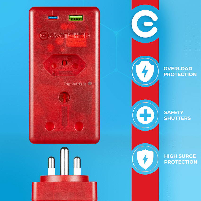 Switched High Surge Multi Adaptor with USB + Type-C PD20W - image 6