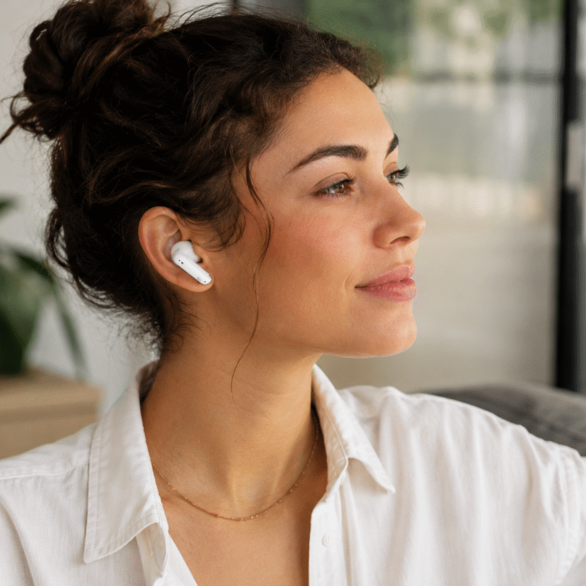 Volkano Sleek Series TWS Earphones - White - image 6