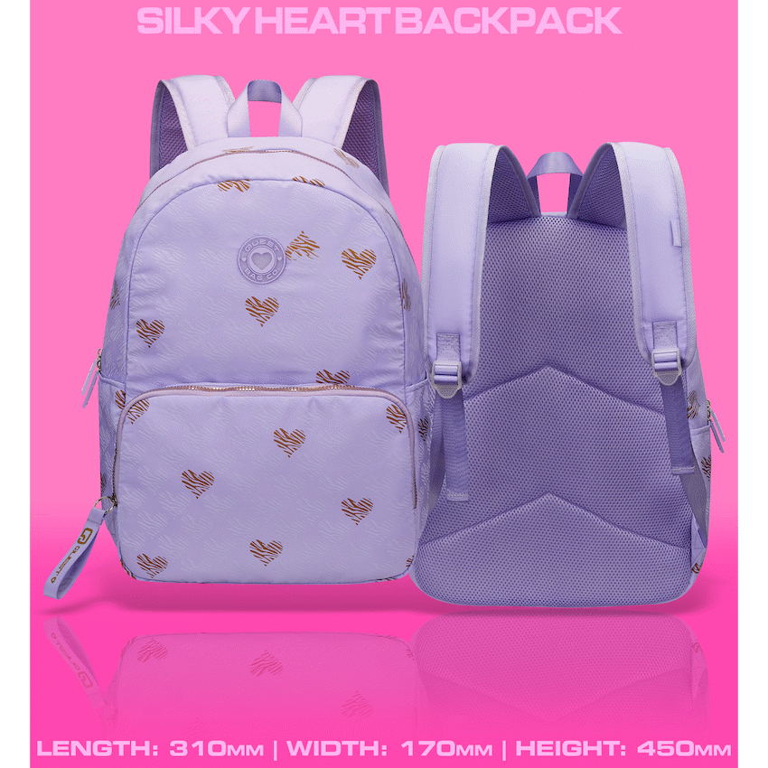 Quest Silky Heart Backpack Lilac - image 6
