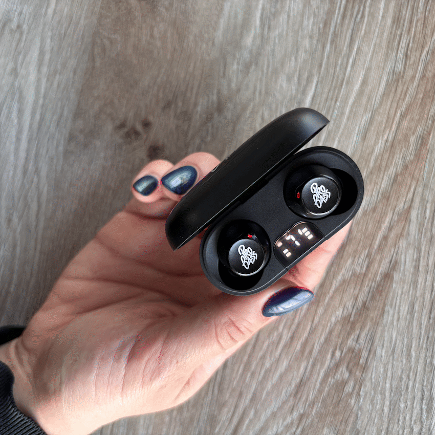 Pro Bass Nova Series TWS Earphone - Black - image 6