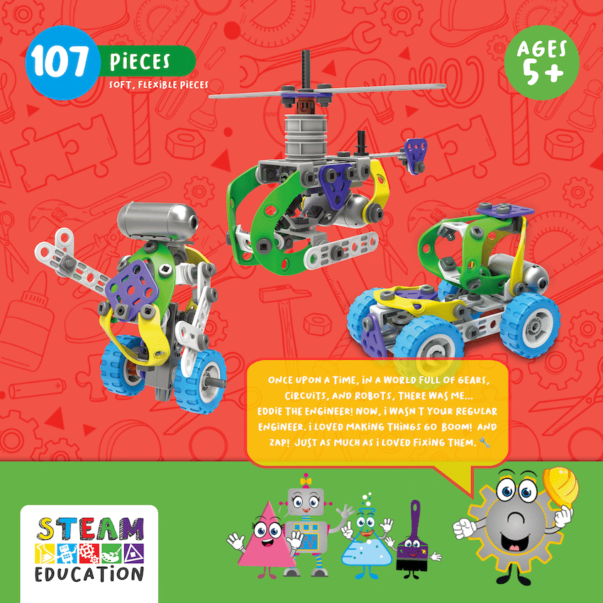 Edu-matic Flexi Build Robot Kit (107 pcs) - image 6
