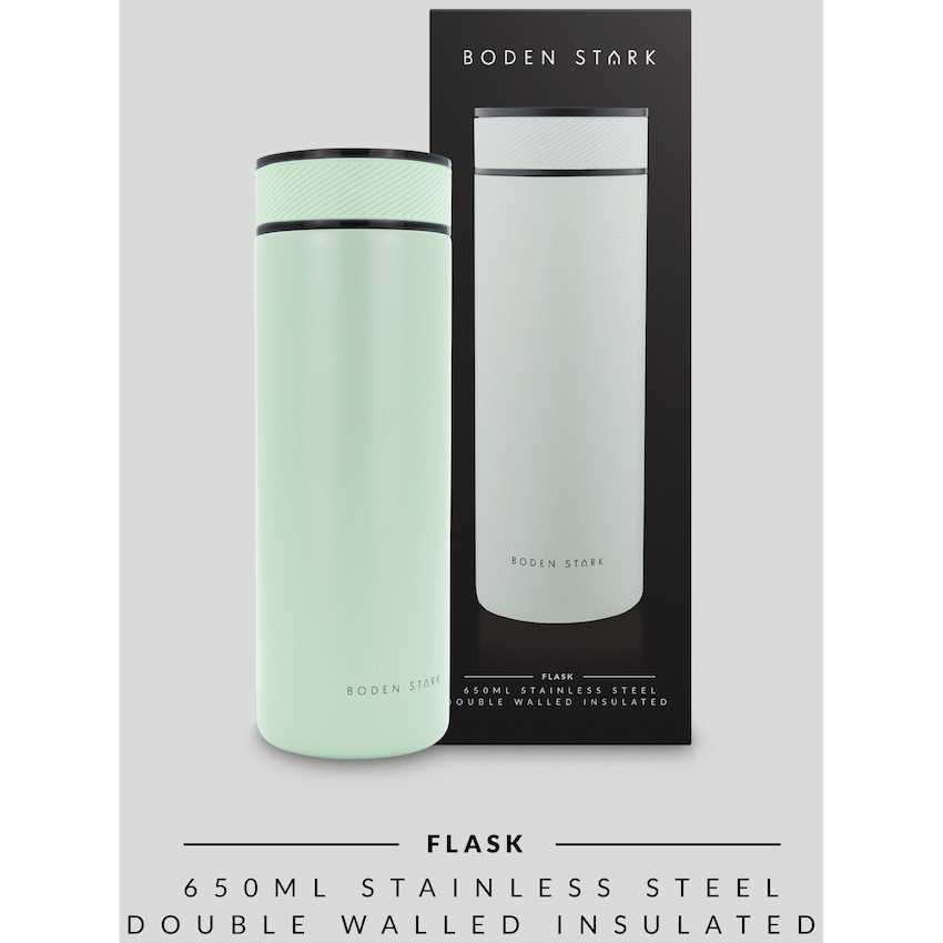Boden Stark 650ml Travel Flask - Green - image 6