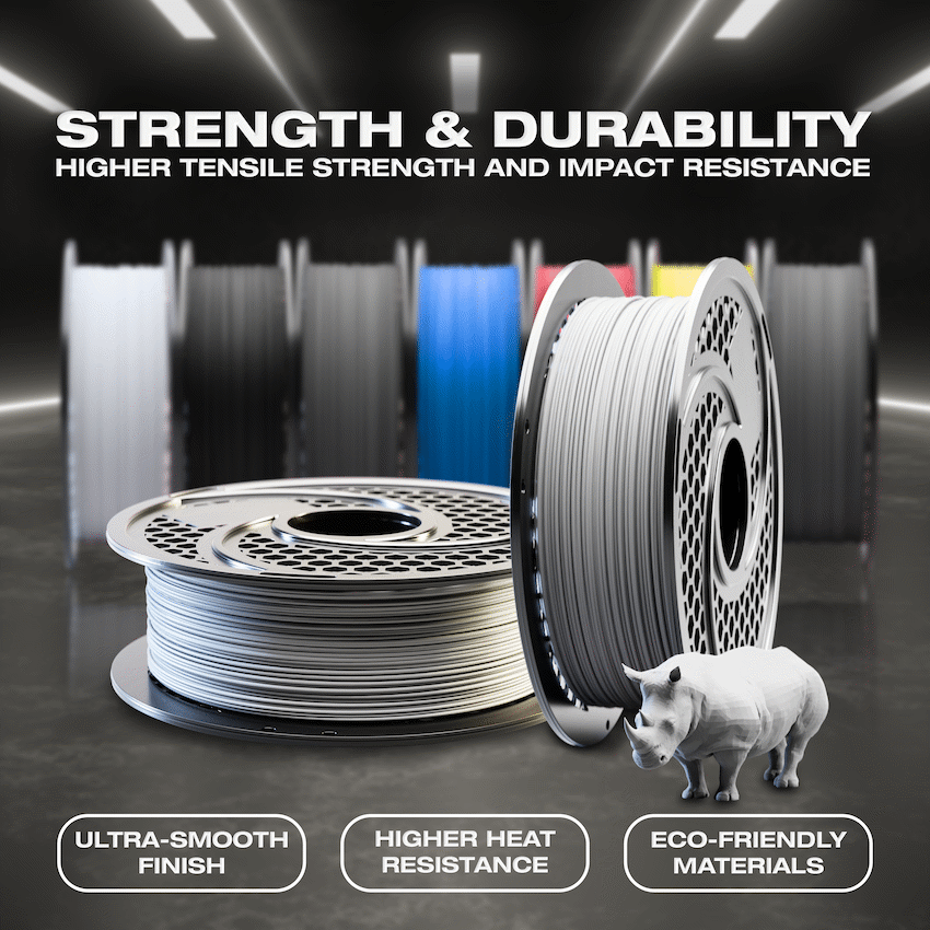 SA Filament PLA Hyper Filament 1kg - Light Grey - image 6
