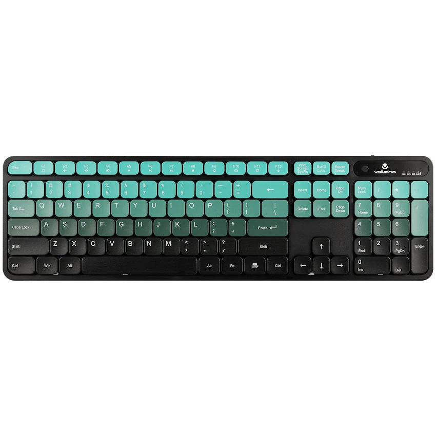 Volkano Prism Series Bluetooth Wireless Keyboard and Mouse - Teal - image 6