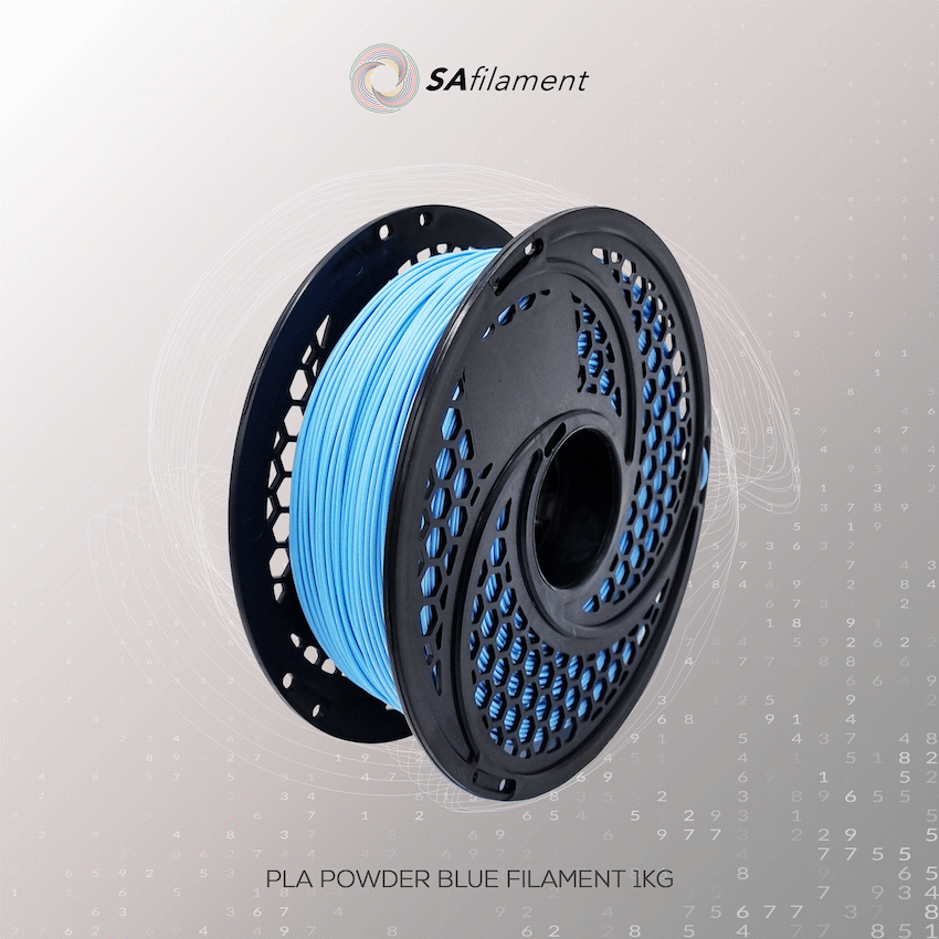 PLA Powder Blue Filament 1kg, 1.75mm - image 6