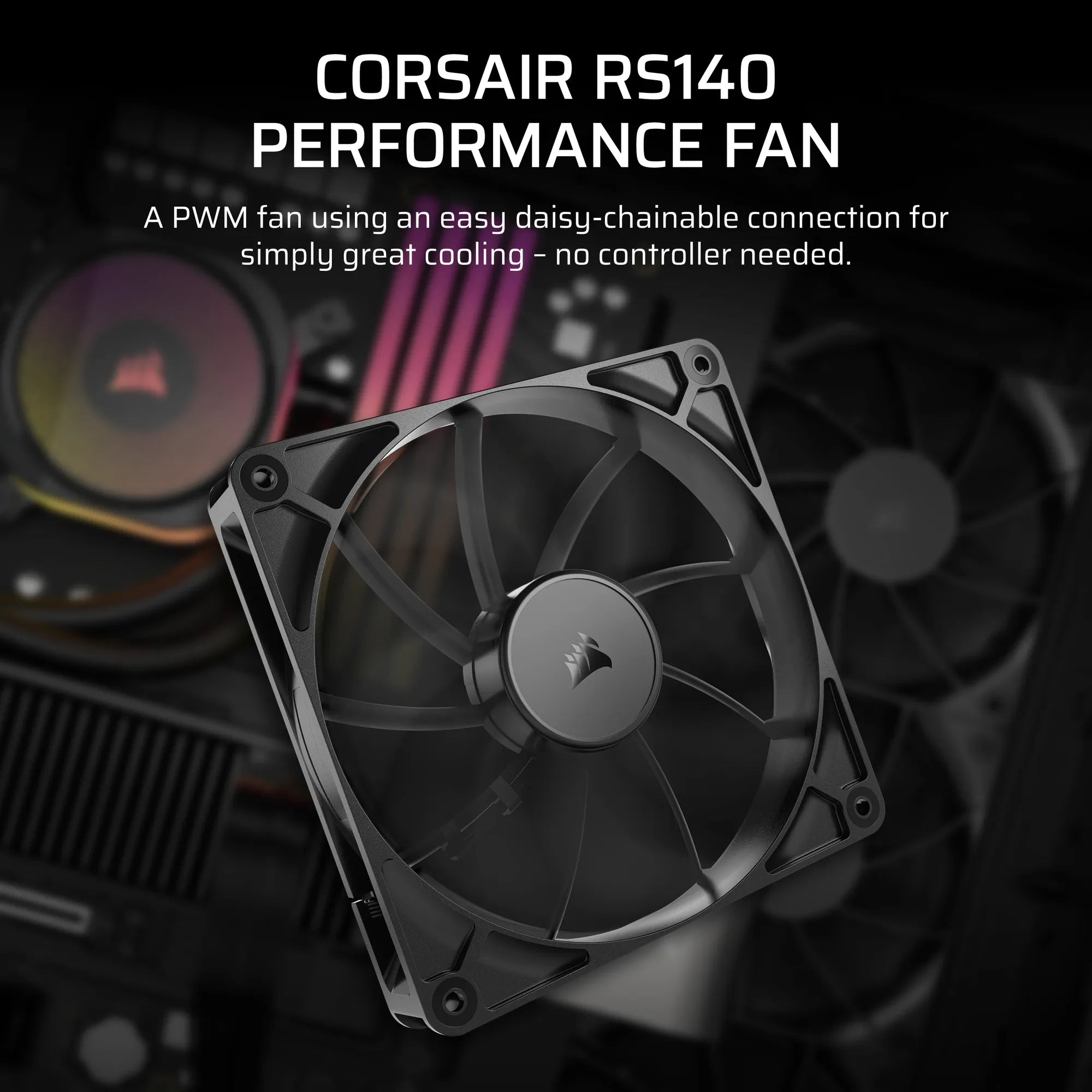 Corsair RS140 140mm PWM Fan - image 3