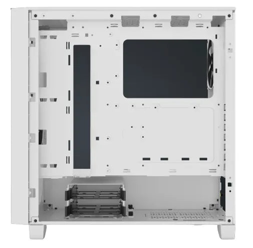 3000D AIRFLOW White Mid-Tower PC Case; 2x 3.5'' |  2x 2.5'' Drive Bays; Up to 360mm Radiator compatible; 2x 120mm fan incl - image 15
