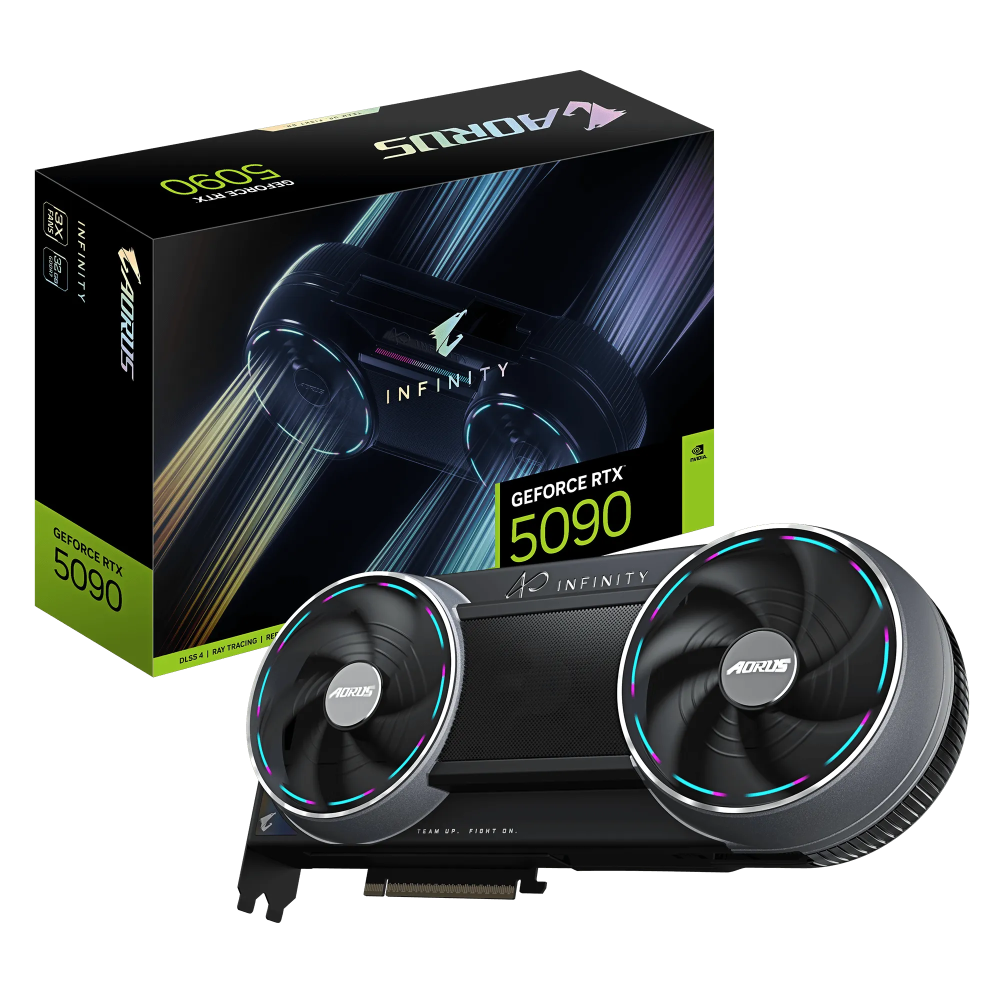 GIGABYTE nVidia GeForce RTX 5090 AORUS INFINITY  - 32GB GDDR7; 512-Bit Memory Bus; 1x HDMI; 3x DisplayPort; Min 1000W PSU. . - image 4