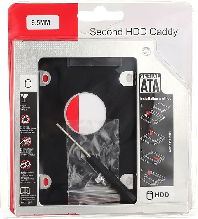 MICROWORLD HDD: 2.5" 9.5MM DRIVE CADDY