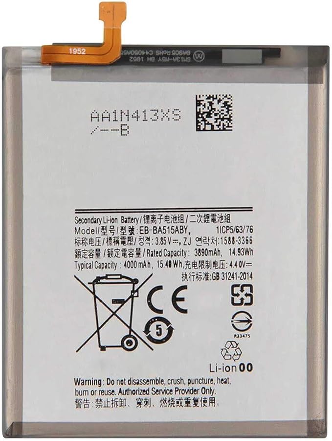 Samsung A70 A705 EB-BA705ABU 4400mAh 16.94Wh Replacement Battery