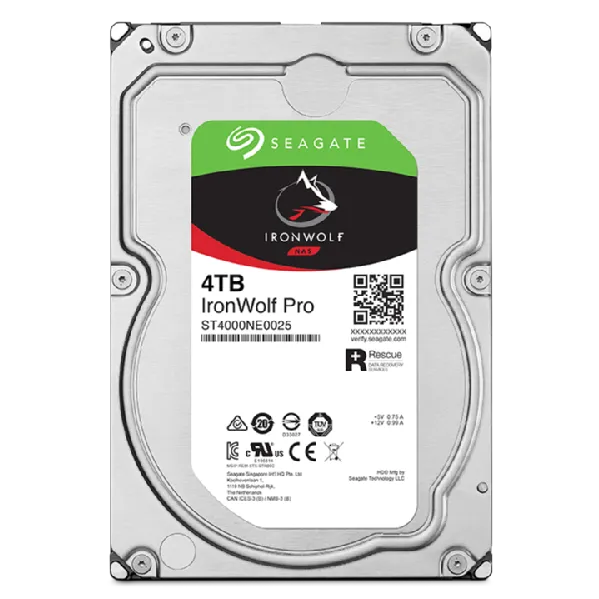 Seagate Ironwolf Pro ST4000NT001 4TB 3.5'' HDD NAS Drives 7200 RPM; SATA 6GB/s Interface; 256MB Cache;550TB/Year; Unlimited Bays - image 7