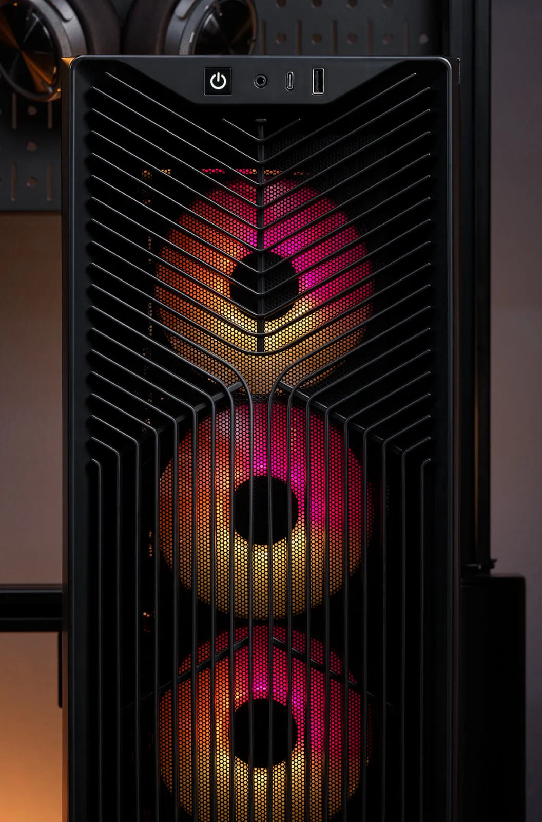 3200D RS ARGB Mid-Tower PC Case; 3x RS120 ARGB fans incl - Smoke. - image 6