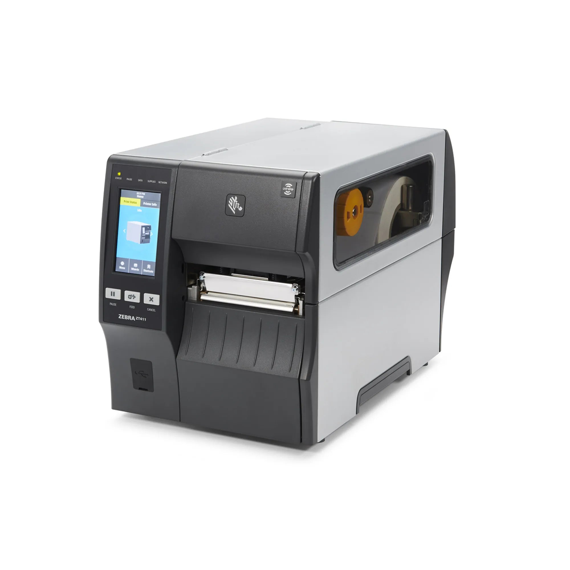 TT Printer ZT411; 4''; 203 dpi; Euro and UK cord; Serial; USB; 10/100 Ethernet; Bluetooth 4.1/MFi; USB Host; EZPL - image 3