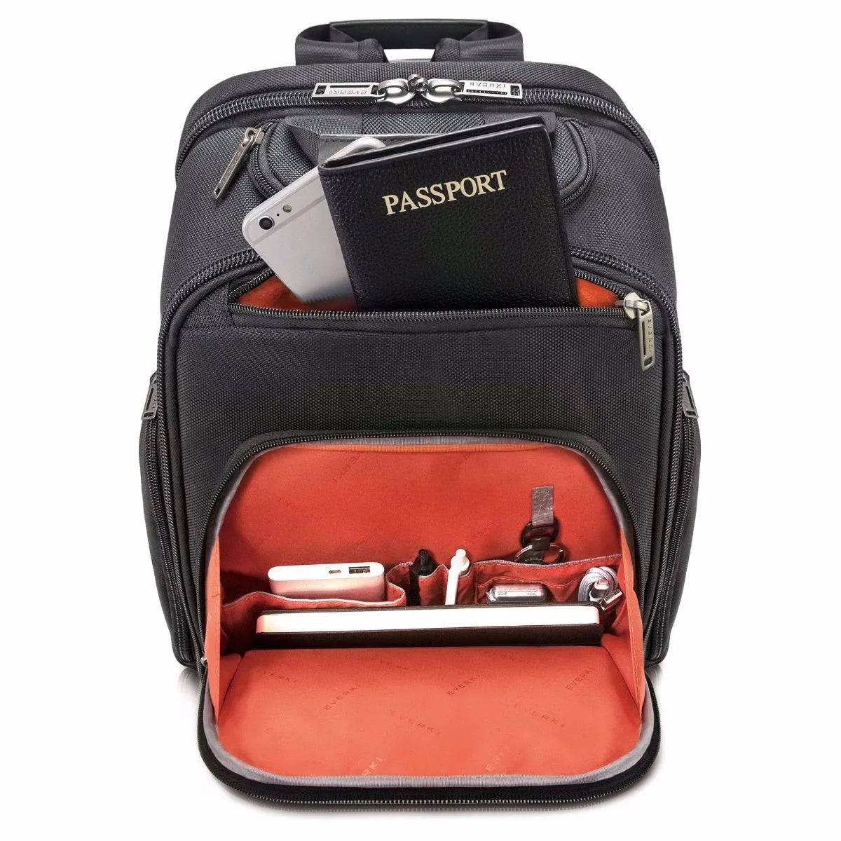 EVERKI VERSA BACKPACK | Fits up to 15 inch laptops | Travel friendly | Opens 180° | Hard-shell quick-access sunglasses case - image 15