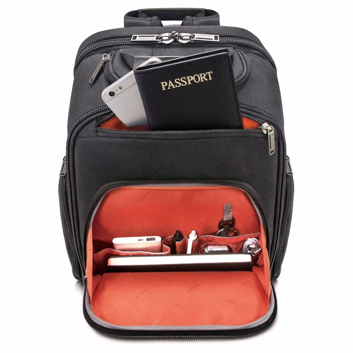 EVERKI VERSA BACKPACK | Fits up to 15 inch laptops | Travel friendly | Opens 180° | Hard-shell quick-access sunglasses case - image 16