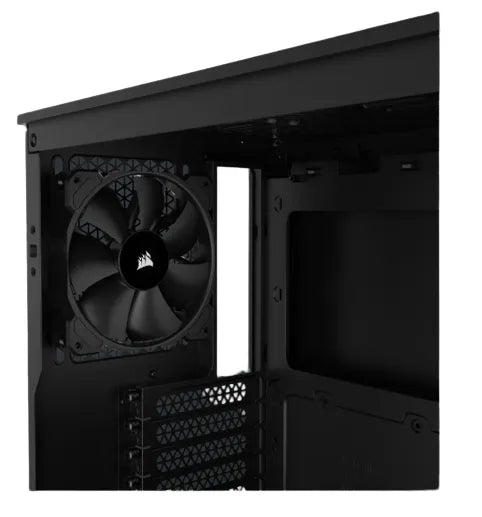 3000D AIRFLOW Black Mid-Tower PC Case; 2x 3.5'' |  2x 2.5'' Drive Bays; Up to 360mm Radiator compatible; 2x 120mm fan incl - image 19