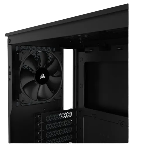 3000D AIRFLOW Black Mid-Tower PC Case; 2x 3.5'' |  2x 2.5'' Drive Bays; Up to 360mm Radiator compatible; 2x 120mm fan incl - image 20