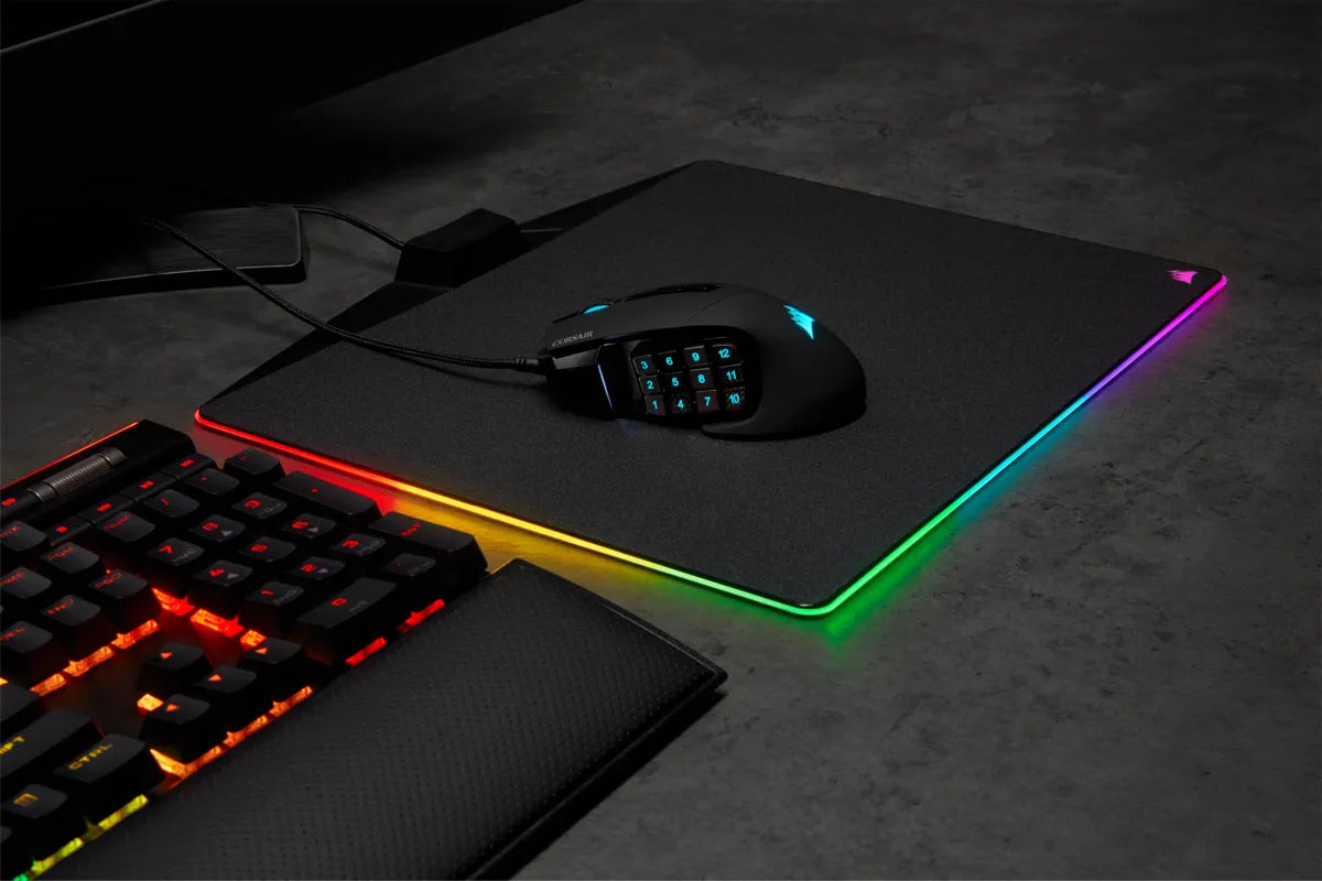 Corsair SCIMITAR ELITE RGB Optical MOBA/MMO Gaming Mouse; 18;000 DP; Black - image 5