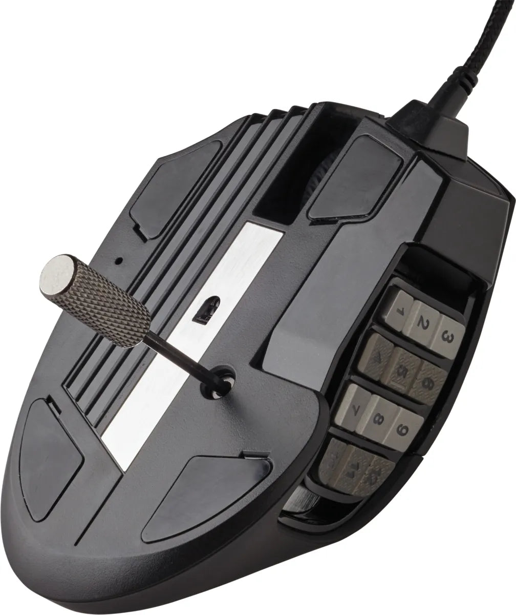 Corsair SCIMITAR ELITE RGB Optical MOBA/MMO Gaming Mouse; 18;000 DP; Black - image 7
