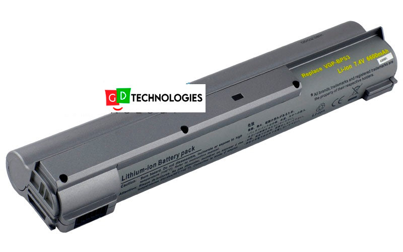 SONY VAIO VGN-T140 7.4V 6600MAH/49WH REPLACEMENT BATTERY