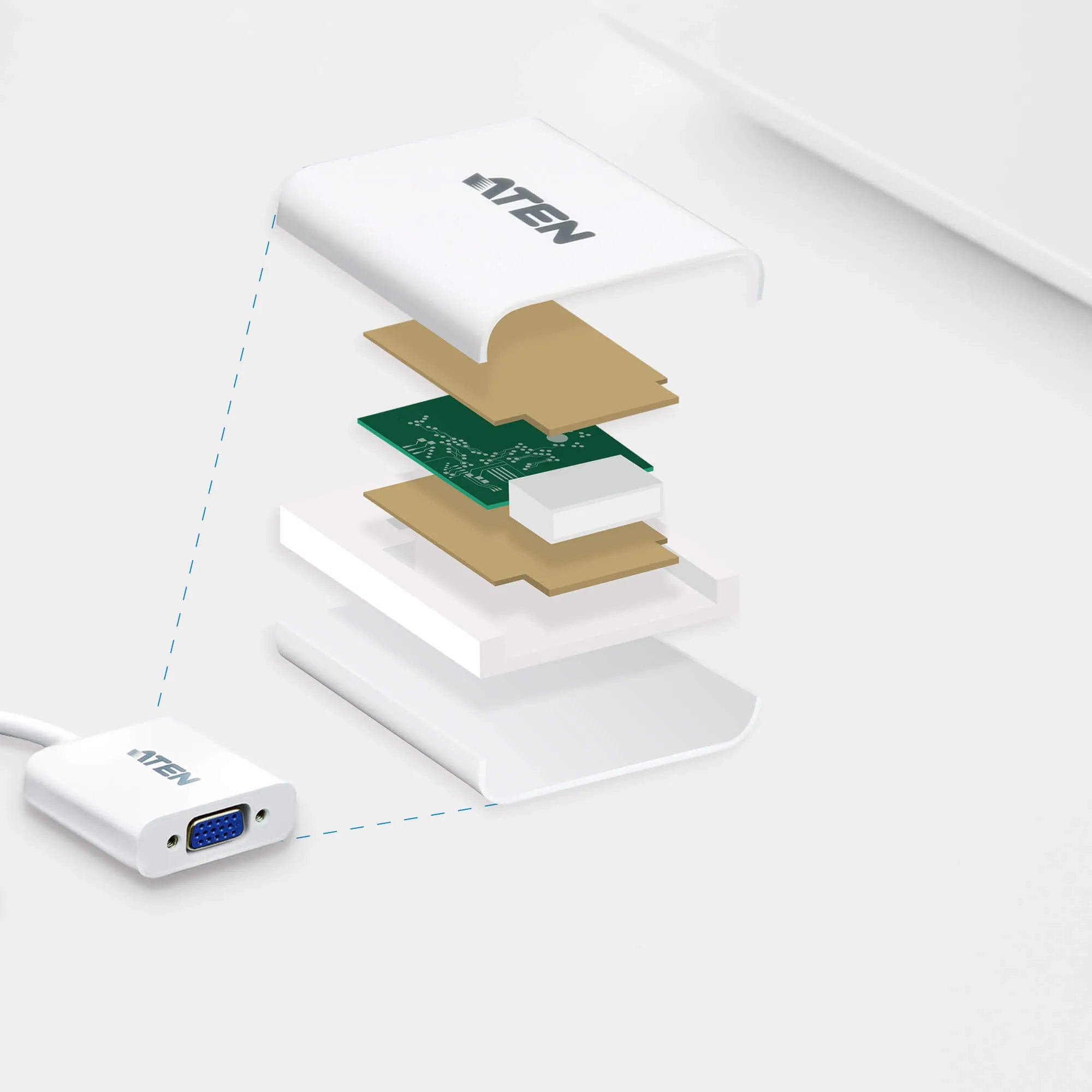 ATEN DisplayPort to VGA Adapter - image 3