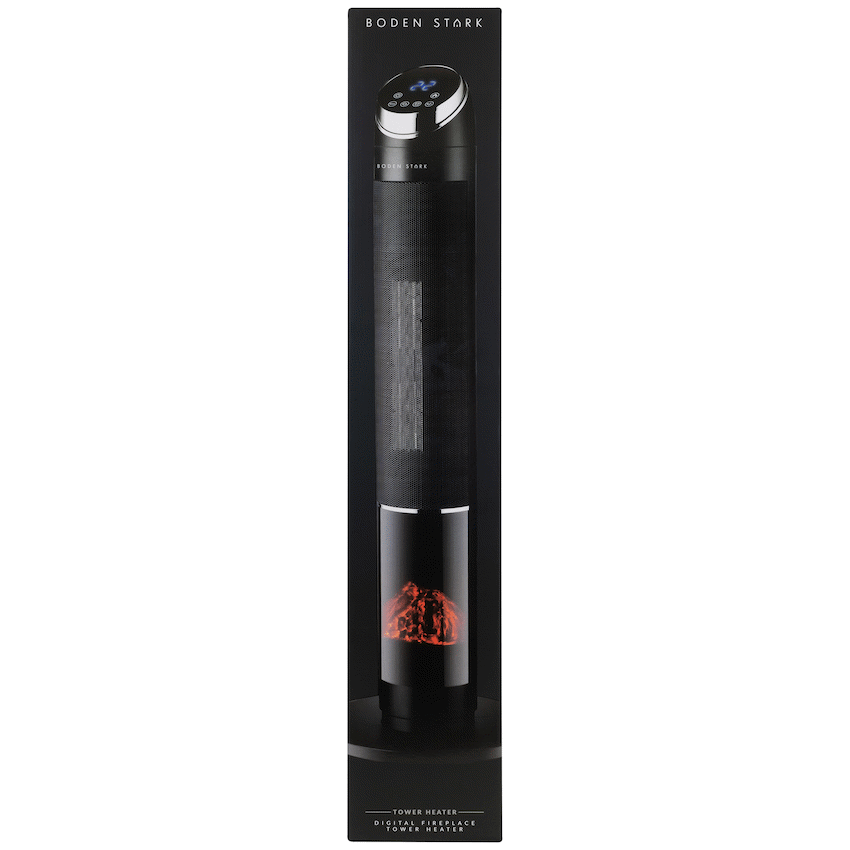 Boden Stark Digital Fireplace Tower Heater - image 7