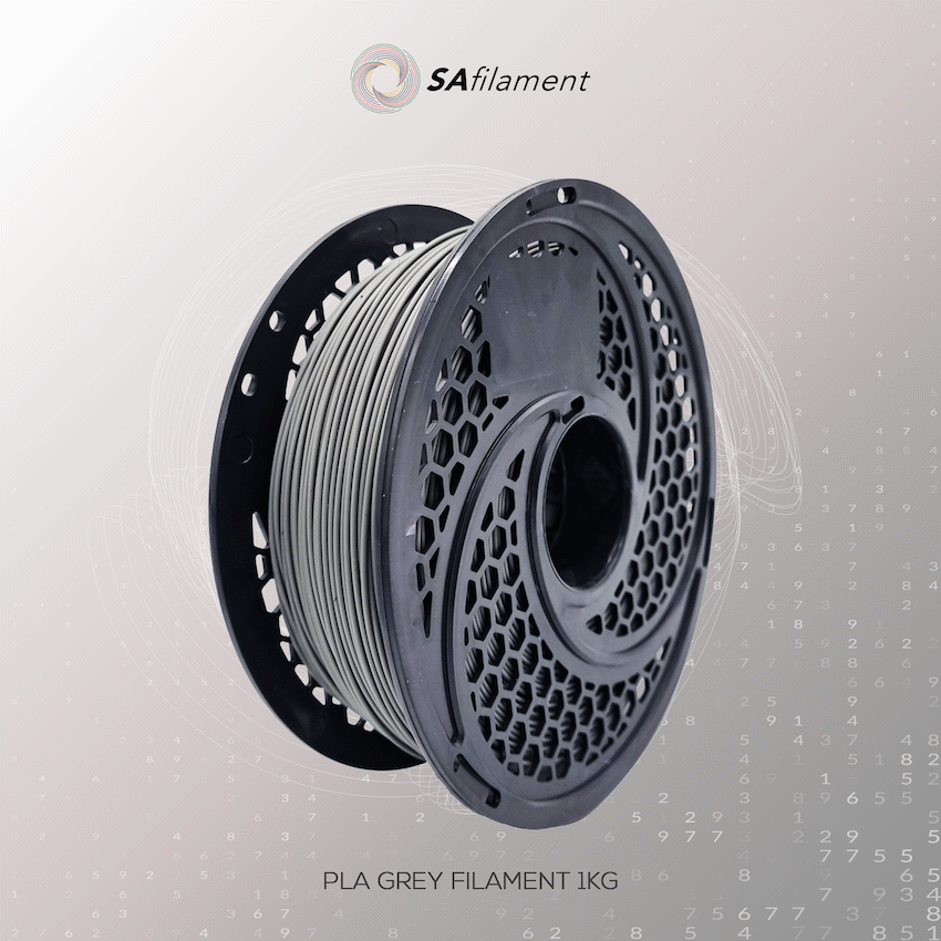 PLA Grey Filament 1kg, 1.75mm - image 7