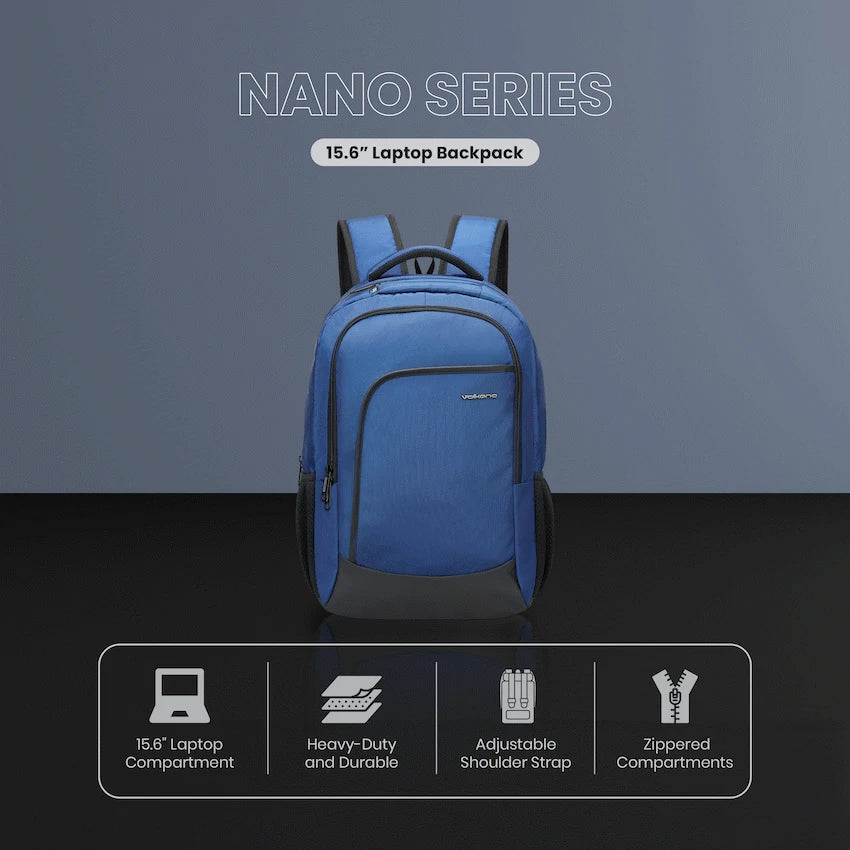 Volkano Nano 15.6" Laptop Backpack - Navy - image 7