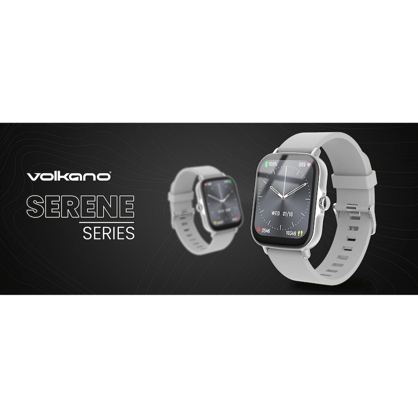Volkano Active Tech Serene series Watch with heart rate monitor - Silver - image 7