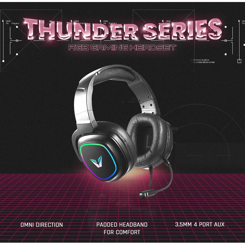 VX Gaming Thunder series Gaming Headset RGB - image 7