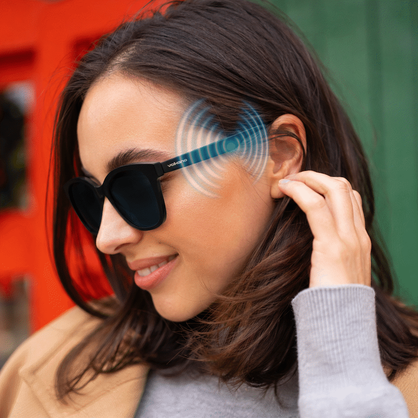 Volkano Sonique Series Bluetooth Audio Glasses - Dark Lenses - image 7